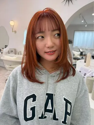 ミディアム 澤石 陸舞のヘアスタイル