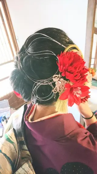 ミディアム ヘアアレンジ asami ☆ミのヘアスタイル