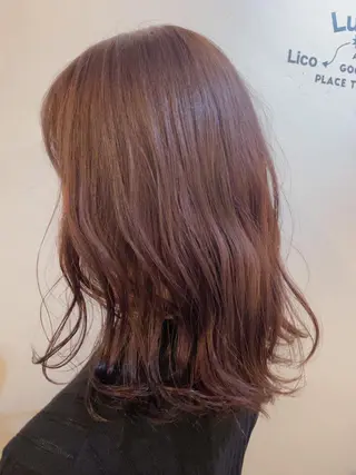 ミディアム stylist🎨 aye牧野莉香のヘアスタイル