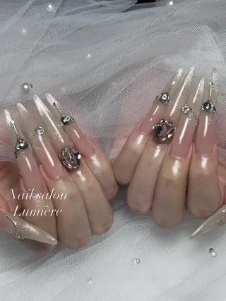 ネイル Lumière| ロング|ワンホンのネイルデザイン