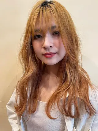 カラー ヘアアレンジ ロング ＴＪ天気予報 天白店のヘアスタイル