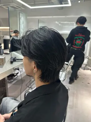 ショート パーマ メンズ ASUKA/メンズ パーマ特化/千歳烏山のヘアスタイル