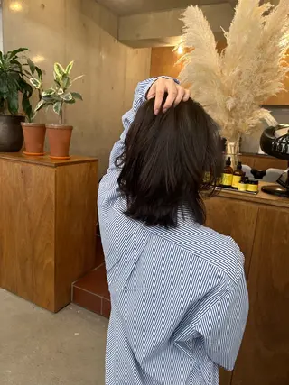 ミディアム 伊賀 海優のヘアスタイル