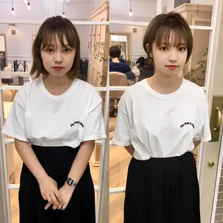 ショート カラー 大人可愛いショート* NoWL栗原隆成のヘアスタイル