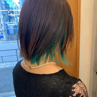ショート 艶髪color💎髪 質改善ストレート大吉のヘアスタイル