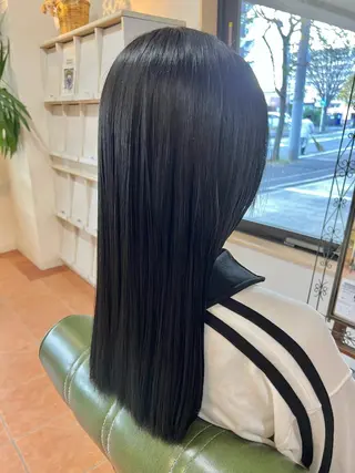 ロング カラー 石井 佑樹のヘアスタイル