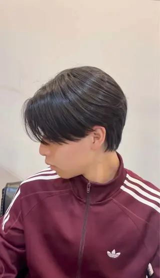 メンズ ハイトーンカラー🫧 メンズカット✨ひなたのヘアスタイル