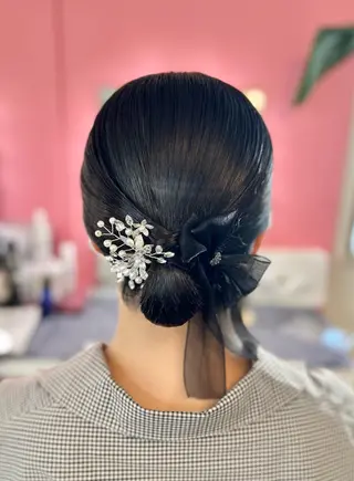 ミディアム 北本 美幸のヘアスタイル