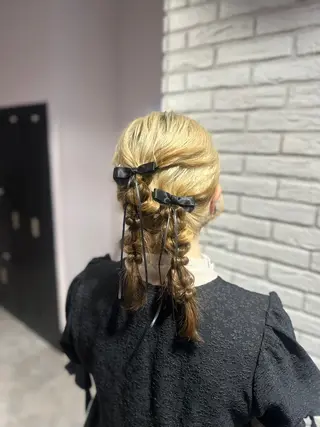 ミディアム ヘアアレンジ LUPI byLee MIUのヘアスタイル