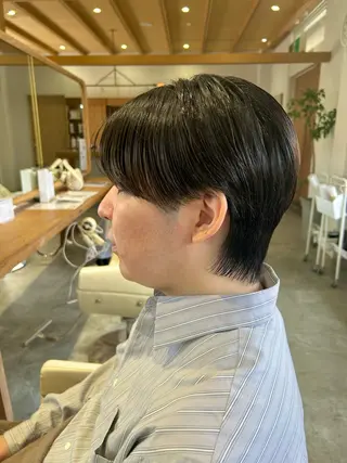 ショート メンズ 佐藤 悠生 メンズパーマ.カットのヘアスタイル