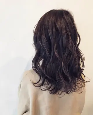 セミロング カラー mayo 🐄🌈のヘアスタイル