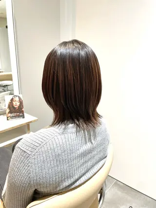 ミディアム カットモデル/ miyuのヘアスタイル