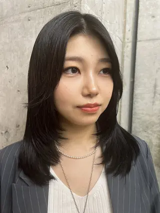 ミディアム カラー 🎨デザイン🥇 美髪・艶髪 日暮千敬のヘアスタイル