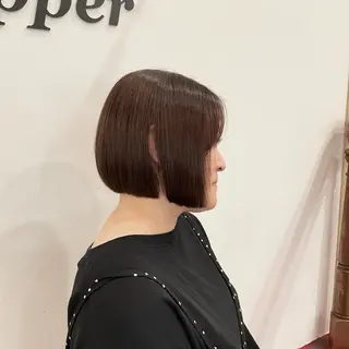 ミディアム ❤️スダユキナ❤️ 髪質改善水素カラーのヘアスタイル