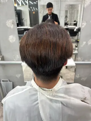 ミディアム パーマ メンズ 🐲原宿、渋谷/メン ズ特化/パーマ、縮毛のヘアスタイル
