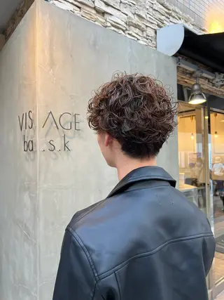 パーマ メンズ いぐちしょうた🫧 VISAGEbaskのヘアスタイル
