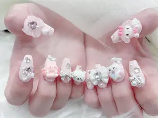 ネイル yukina 長さ出しネイル専門店のネイルデザイン