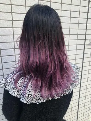 ミディアム カラー 自宅での再現性👌 溝の口/中裕樹のヘアスタイル
