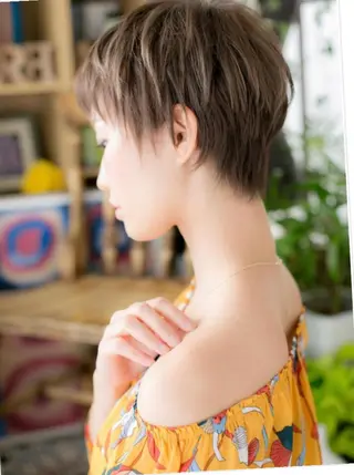ショート カラー 後悔はさせません 🔥💪千原一輝のヘアスタイル
