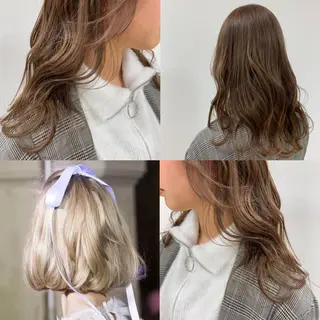 ロング カラー 暖色/ブリーチカラー 🎀 M i k uのヘアスタイル