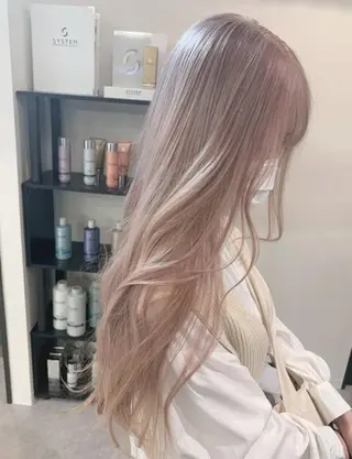 セミロング カラー 川口 真也のヘアスタイル
