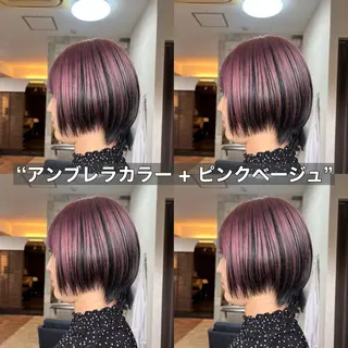 カラー @z（アットゼー） arisaのヘアスタイル