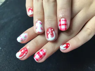 ネイル Mana ·͜· ❤︎のネイルデザイン