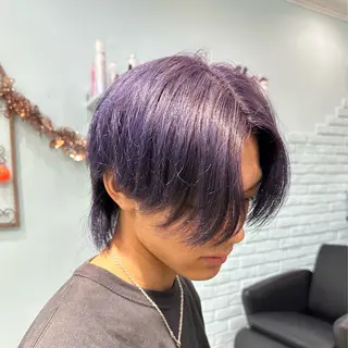 カラー メンズ ダメージレスブリーチ RIKU🎨のヘアスタイル