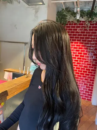 ロング カラー 韓国好き🇰🇷 美容師MIKUのヘアスタイル