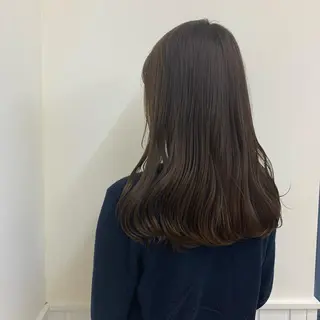 ミディアム レイヤーカット/ 巻ける縮毛矯正のヘアスタイル