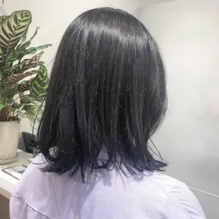 ショート カラー メンズ 艶透明感カラー/ ルーズパーマ/田中のヘアスタイル