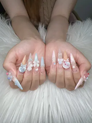 ネイル Lee Nails チップ長さだし専門店のネイルデザイン