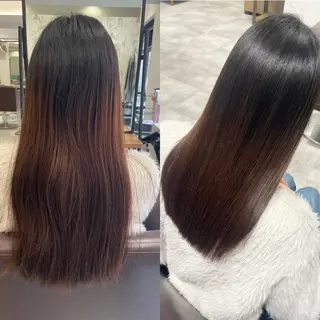 ロング 髪質改善縮毛矯正 ◽️河野泰貴のヘアスタイル