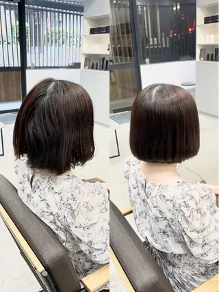 ショート パーマ 生艶髪&レイヤー🔔 渋谷お薦めNo.1✨のヘアスタイル
