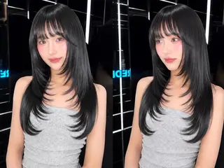 ロング カラー みうる🎀透明感艶髪 🫧レイヤーカットのヘアスタイル