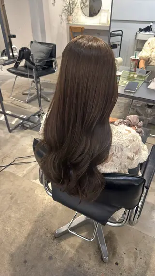 セミロング 新宿/顔周りカット +レイヤー=しずく♩のヘアスタイル