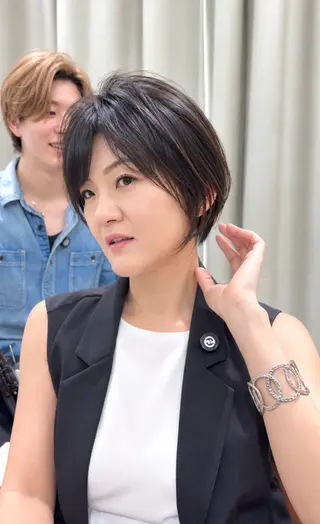ショート カラー お悩み解決ショート/ 似合わせカット/といのヘアスタイル