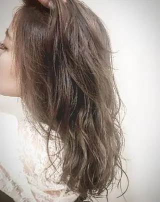 ロング パーマ 美容室ARKS 黒田杏奈のヘアスタイル