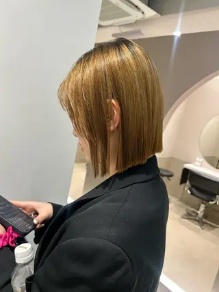 ショート パーマ 髪質改善縮毛矯正,ブ リーチ縮毛矯正KEIのヘアスタイル