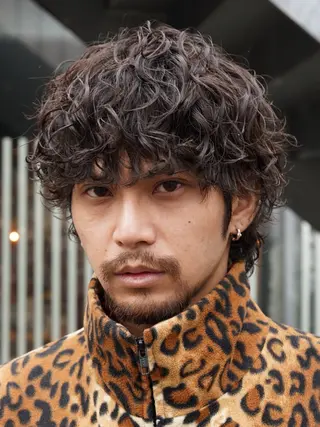 パーマ メンズ 土屋 嘉慧のヘアスタイル