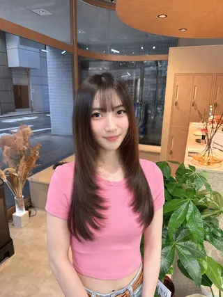 ロング カラー 💎レイヤーカット× 髪質改善💎後藤陸のヘアスタイル