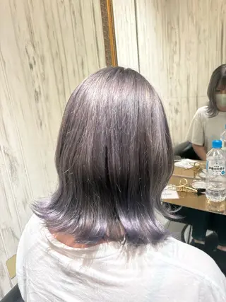 ミディアム カラー 松井 悠希のヘアスタイル