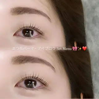 アイブロウ まつ毛パーマと眉毛 ♡すずかのマツエク・マツパデザイン