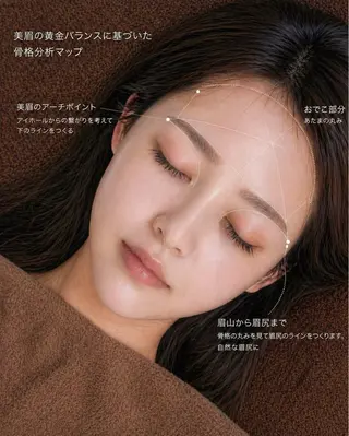 メンズ アイブロウ AI🌙登戸/ 骨格分析/眉/まつ毛の眉毛・アイブロウイメージ