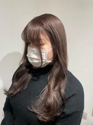ロング カラー ヘアアレンジ 酸性縮毛矯正 梅田茶屋町 Juriのヘアスタイル