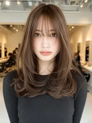 セミロング 生艶髪&レイヤー🔔 渋谷お薦めNo.1✨のヘアスタイル