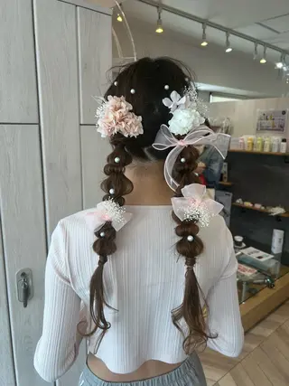 ロング ヘアアレンジ 〔LaNA〕 Nozomiのヘアスタイル