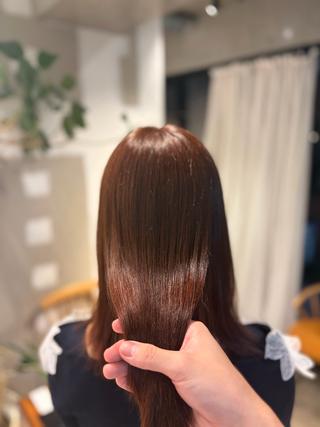 ミディアム カラー ブラウンカラー特化/ 艶✖️上品/修生のヘアスタイル