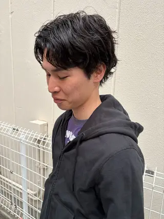 ショート パーマ 大西 柚羽のヘアスタイル