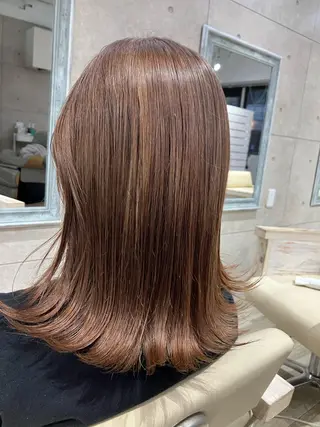 セミロング 中野 雄也のヘアスタイル